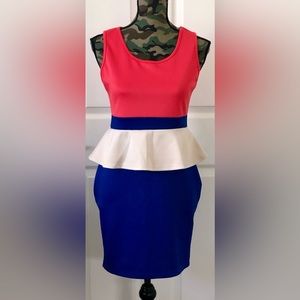 Cefian Color Block Dress